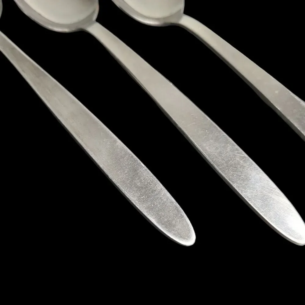 Lot of 3 Table Spoon Englishtown ENS2 Stainless Glossy Flatware 7 1/4